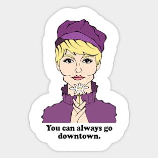 SINGER PETULA CLARK FAN ART!! Sticker